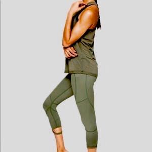 Vie Active Army Green Yoga Pant Leggings Dylan XS